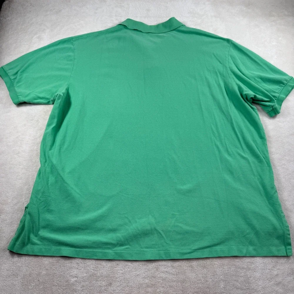 Polo Ralph Lauren Mens 3XLT Tall Green Short Sleeve Cotton Pique Polo Shirt